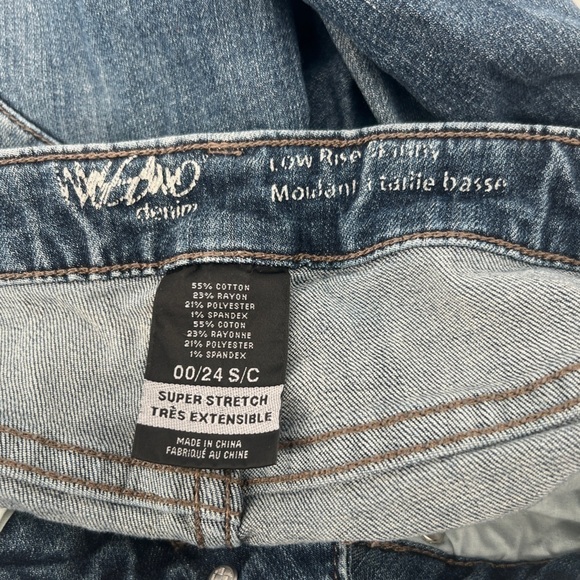 Mossimo Supply Co Low Rise Skinny Super Stretch Jeans Size 00 Short Women’s - Picture 2 of 4